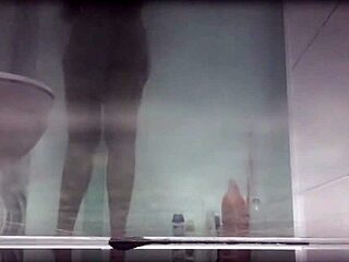 Amateur video of a hot girl taking a shower