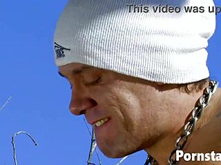 Jordan perry with magnificent tits gets fucked outdoors