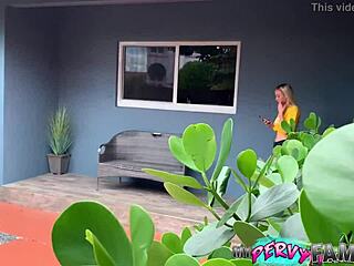 Stepsister caught stealing car, forced to fuck