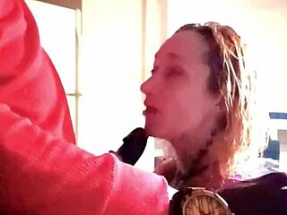 Homemade Amateurs Gagging On Thick Interracial Deepthroat