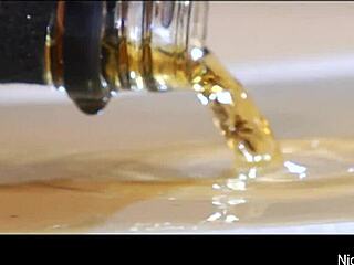 Nick Pounds Brunette in Wild Threesome Facial Fuck!