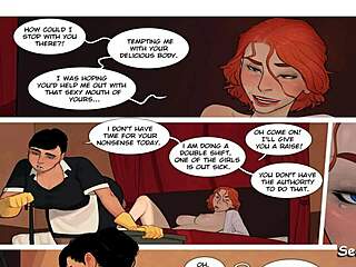 Submissive Maid Pleases Futa Boss with Sloppy Skills in Comic