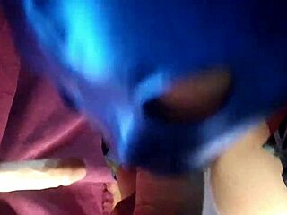 Wife mastering sucking three cocks at gloryhole! Complete in red for wild action. Wow, what a slut!