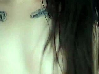 Girl teases wet pussy on video call.