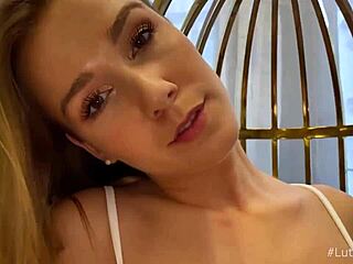 college student performs oral in homemade pov session