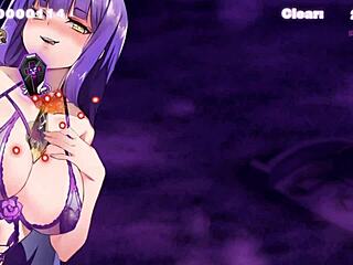 Hgame: Dreamy Succubus Lulu in Holy Attire Bends Over for Action