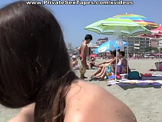 ever seen a girlfriend fucked near the beach like this?