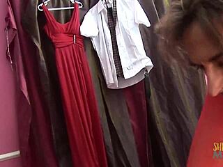 two horny brunettes get fucked doggystyle by big dick in hot threesome