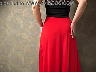 Hot milf in tight dress teasing that panty line