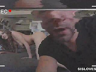 Big Stepbrother's Secret Monster Cock Action