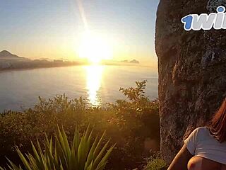 public trail sex ends with facial cumshot