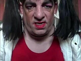 Bisexual Crossdresser Swallows Sperm