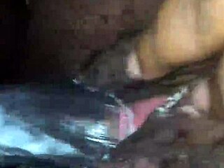 Oh wow, hairy pussy getting rammed and covered in cum on that curved cock!