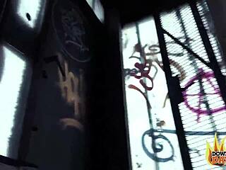 Publicsexdate - Tattooed MILF Adrienne Fucks Stranger in Abandoned Building