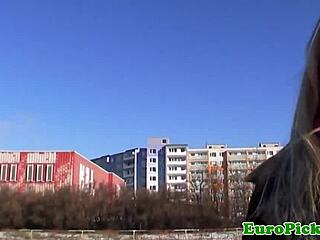 I picked up this busty euro babe and banged her rough in pov