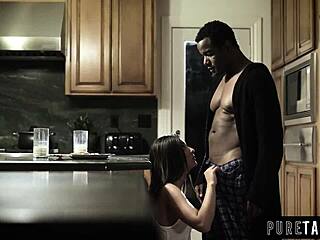 Jaye Summers gets creampied by her boyfriend and his bold companion.