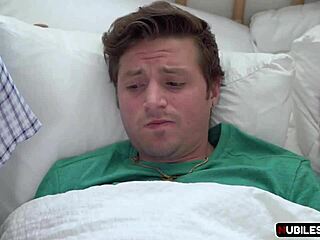 Milf Haley Reed and Reagan Foxx Dominate Bedtime Doggy Action