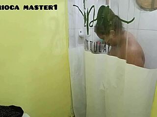 He fucks his cousin in the bathroom with a big black cock