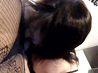 Andrea Rojo In Intense Lesbian Oral With Two Transvestites