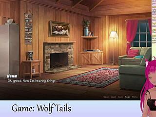 i, lewdneko, am playin' wolf tails with some cute lesbian hentai action.