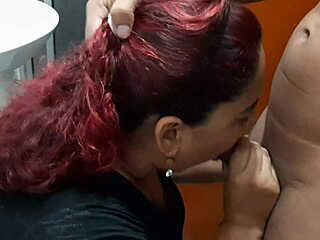 Hey man, can you believe I caught the maid washing up and got an epic blowjob?