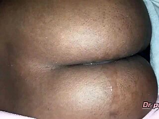 Ebony Milf Gets Ass Full of Cum