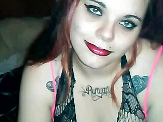 She's bent over getting fucked