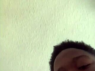 Ebony whore gets her ass licked and face fucked with monster cock in the hood