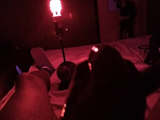 Close up jerk and jizz with big black monster cock?