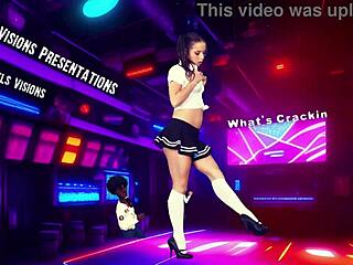 Sexy strip dance turns into steamy teasing