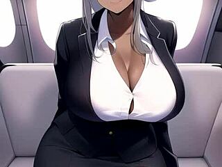 flight attendant ai hentai compilation in seductive 3d style