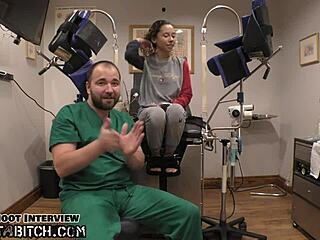 Kalani luana's ass gets blasted with cum by doctor tampa