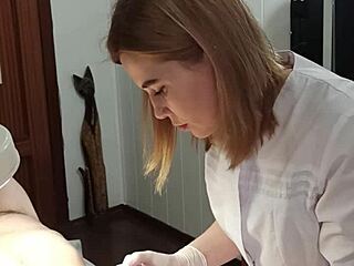 Depilation Master Sugarnadya Handles Tight Penis Ejaculation