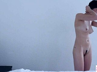 Teen Stepsister Cadey Mercury Bangs Stepbrother Hard