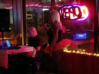 Just another wild tranny party with blonde hotties tonight