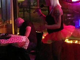 Just another wild tranny party with blonde hotties tonight