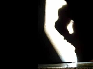 Wow, shadow play while touching myself is so hot! 🥵 Can’t stop this solo fun!