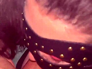 I suck his cock and my tit's get full of cumshot