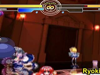 Kuromaru battles Maria the queen of fighters