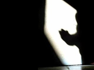 Wow, shadow play while touching myself is so hot! 🥵 Can’t stop this solo fun!