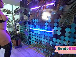 Bigass Latin Trans Babe Sucks Before Anal Sex!