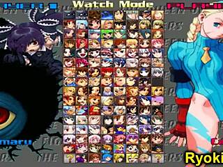 Kuromaru battles Maria the queen of fighters