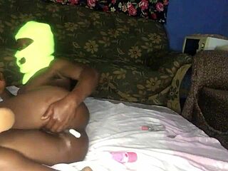 A couple engages in live homemade sex, featuring pussy play, assfucking, and creampie.