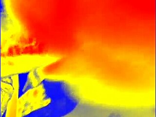 in a homemade pov, bbw blonde gives sloppy blowjob to big black cock, ending in cumshot