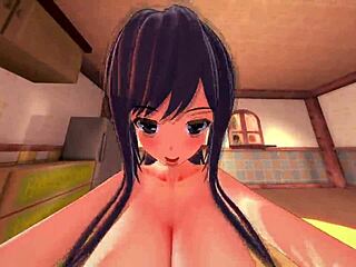 pov ayane chirakawa gets fucked hard on a chair in uncensored anime hentai ass pounding