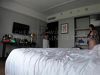 Cheating BBW Wife Sugarbooty Fucks Hotel Guest Steven. Sloppy Blowjob Action!