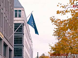 German Redhead Teen Slut Picked Up And Fucked On Berlin Street During Casting Interview