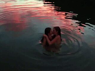 Talia Mint Says, Swim Naked And Fuck Mia Rose With Licks