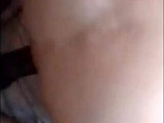 Sexy shy 18+ milf rides big black cock