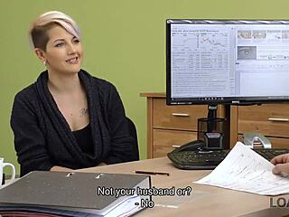 Hey, this Loan4k agent called for a date, but she got drilled in the office!